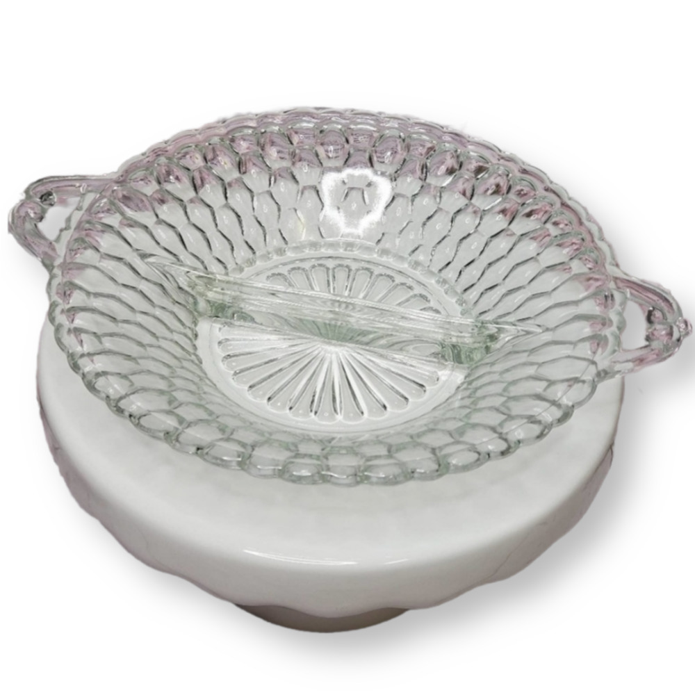 Crystal Divided Serving Dish